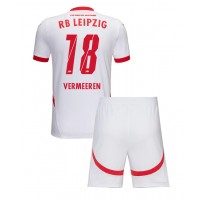 Billiga RB Leipzig Arthur Vermeeren #18 Barnkläder Hemma fotbollskläder till baby 2024-25 Kortärmad (+ Korta byxor)